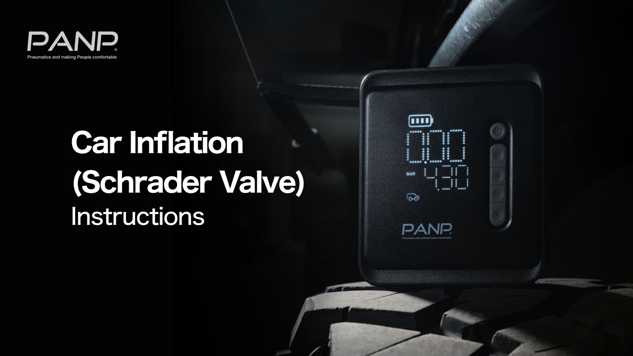 Load video: How to inflate a car tire