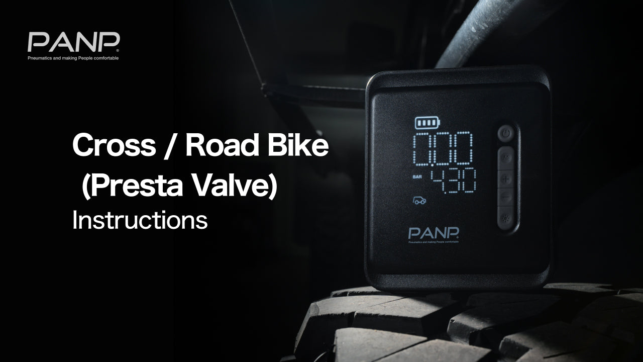 Load video: How to inflate a cross bike