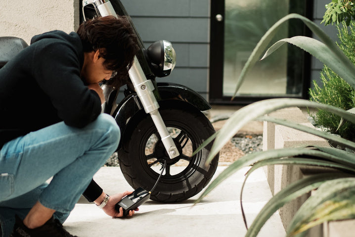原付バイクのタイヤ