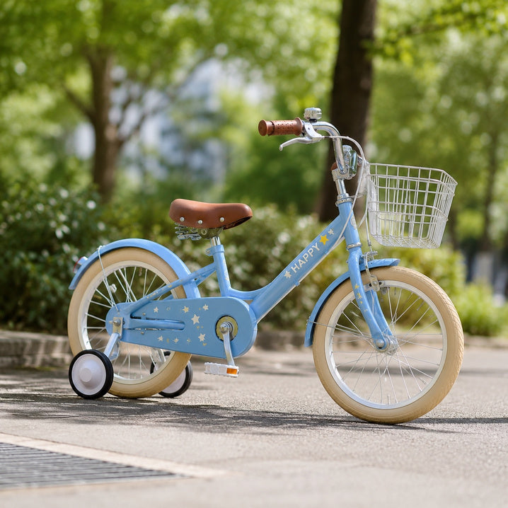 [画像仕様: 正方形寄り・子ども用自転車の実写]