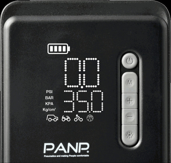 空気圧を細かく調整している PANP RIDE PRO